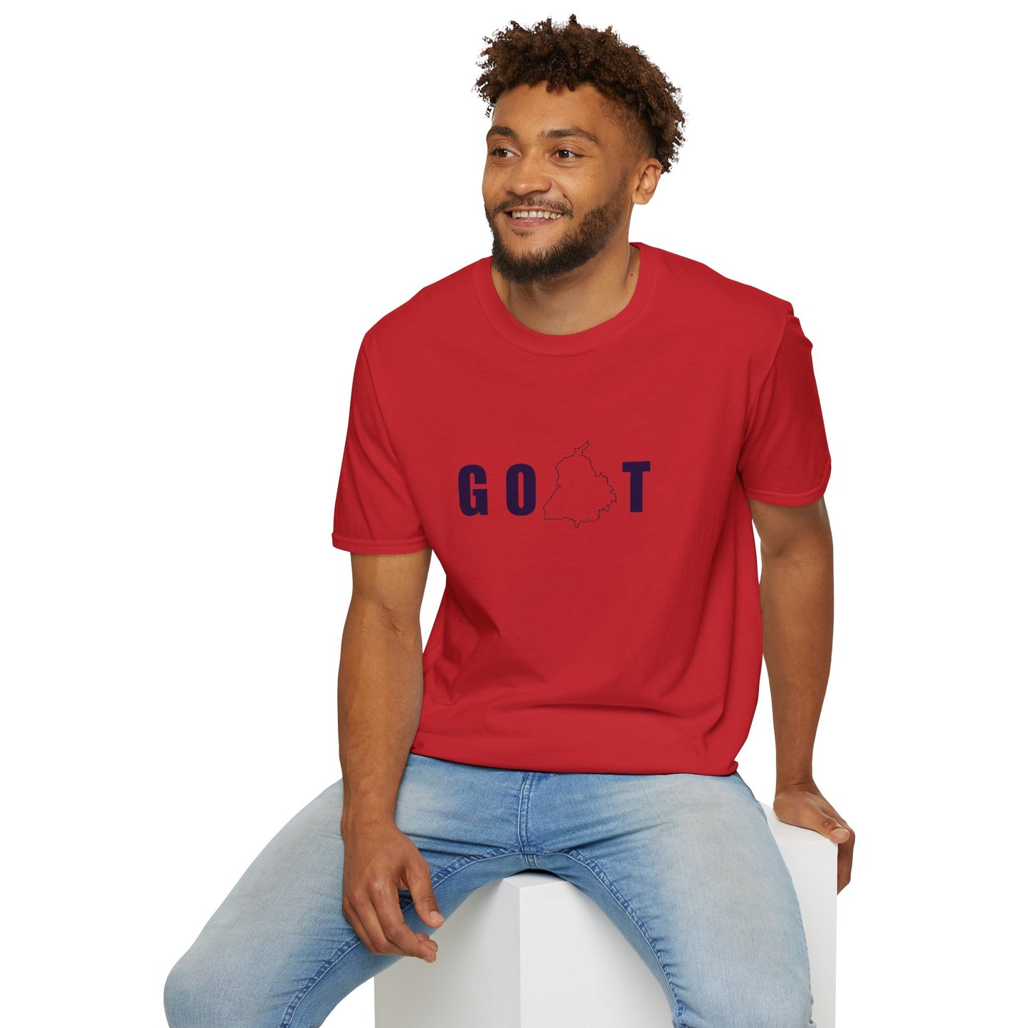 GOAT Majhail Punjabi T-Shirt – Unisex Softstyle Comfort - Blissful Haven Outlet