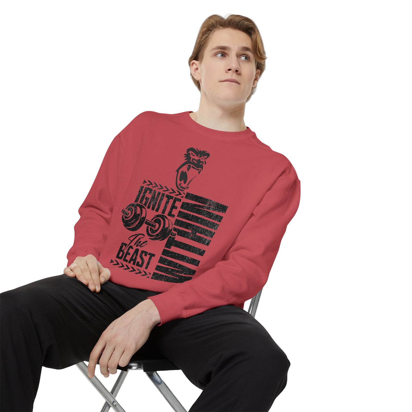Inner Fire Fleece Unisex Sweatshirt - Blissful Haven Outlet