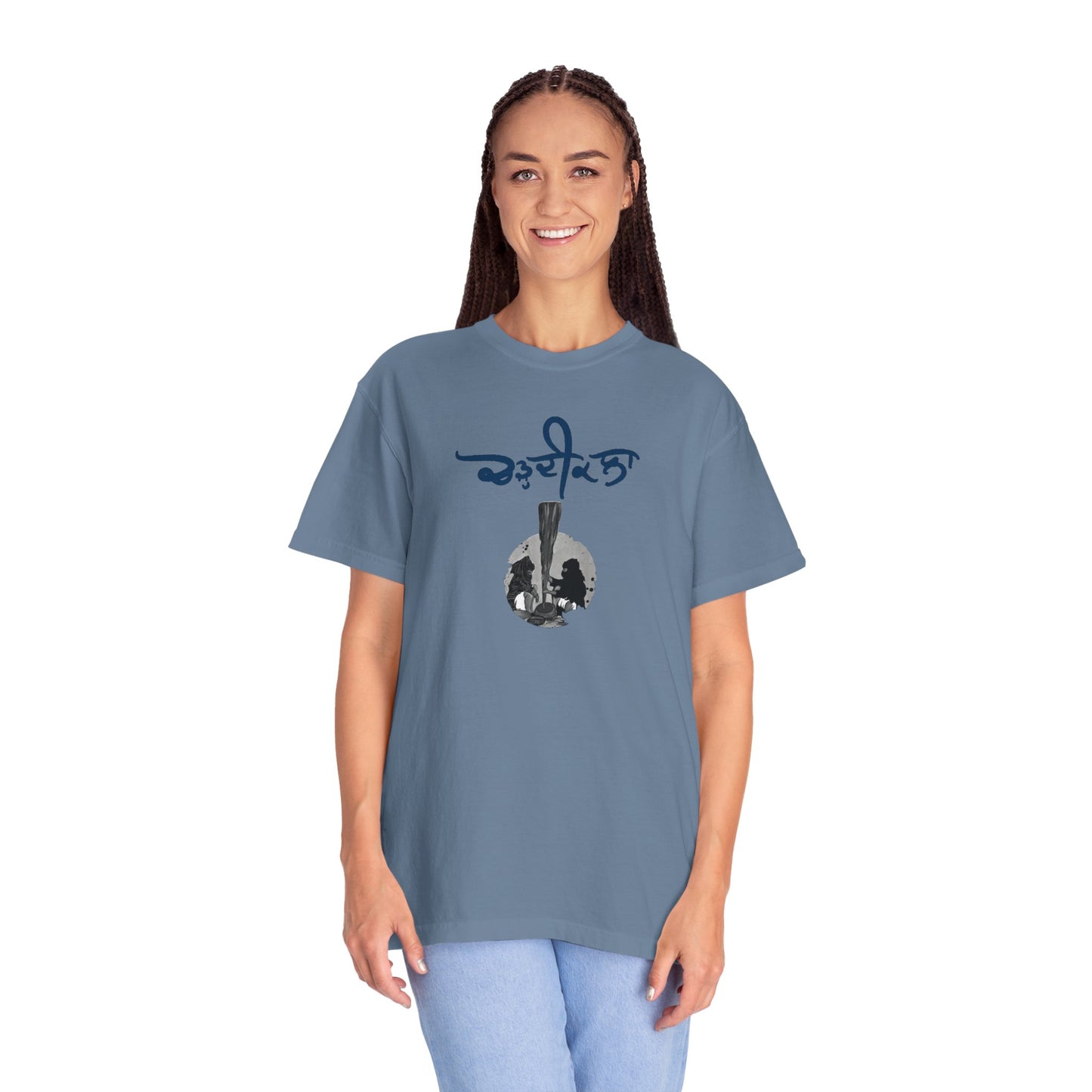 Chardikala Spirit T-Shirt – Unisex Garment-Dyed Artistic Tee