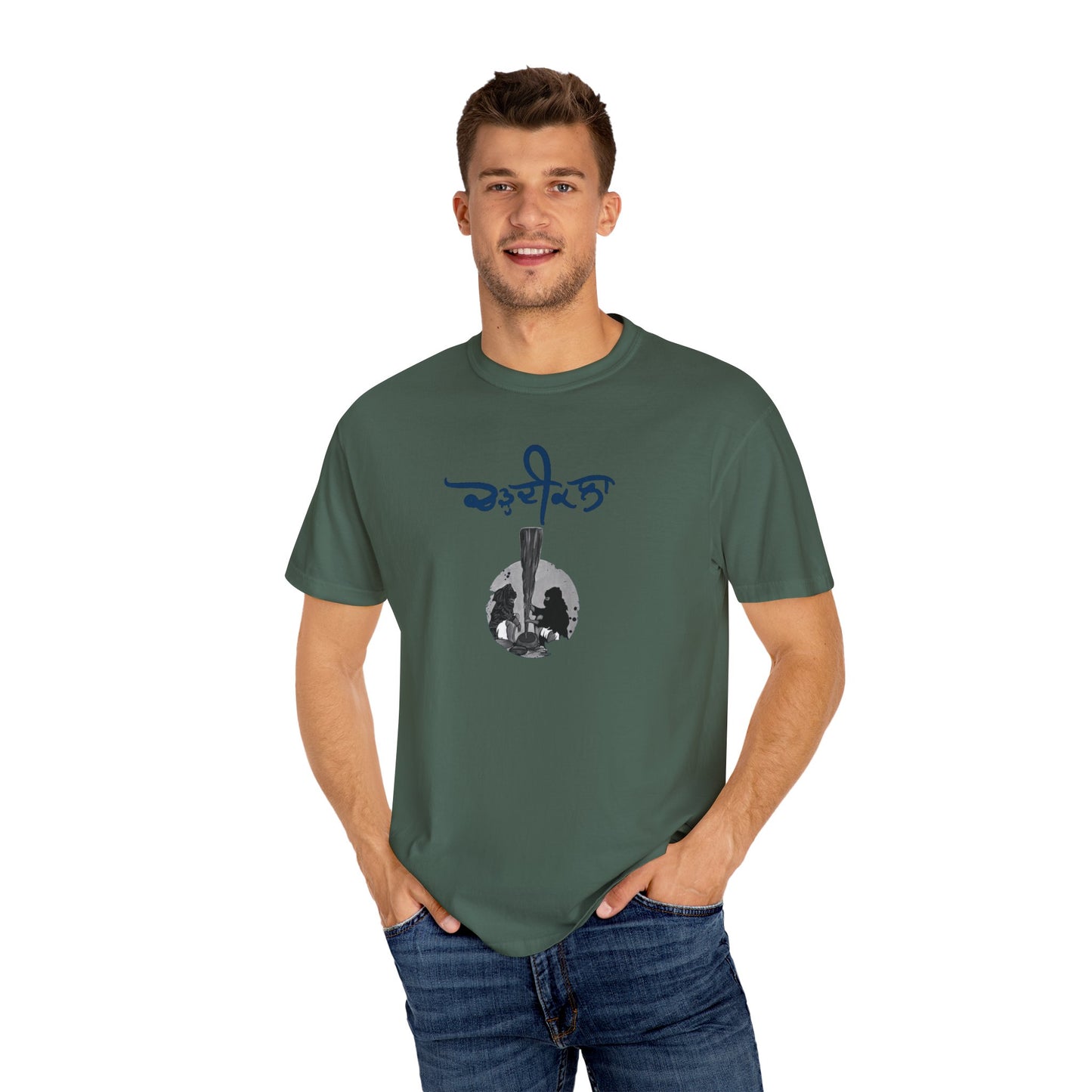 Chardikala Spirit T-Shirt – Unisex Garment-Dyed Artistic Tee