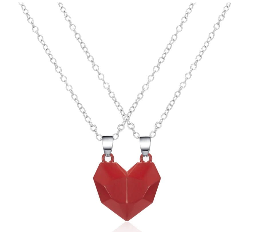 Magnetic Love Duo Necklace - Blissful Haven Outlet