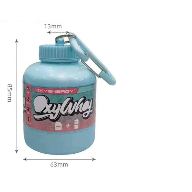 Protein Powder Container Organizer Keychain - Blissful Haven Outlet