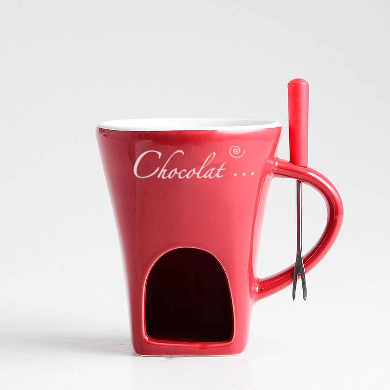 Choco Melt Ceramic Fondue Mug - Blissful Haven Outlet