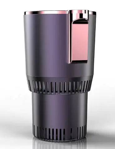 2-in-1 car heating cooling cup with dual-purpose travel mug, featuring hot and cold functions, perfect for beverages on the go and car cup holder compatible.