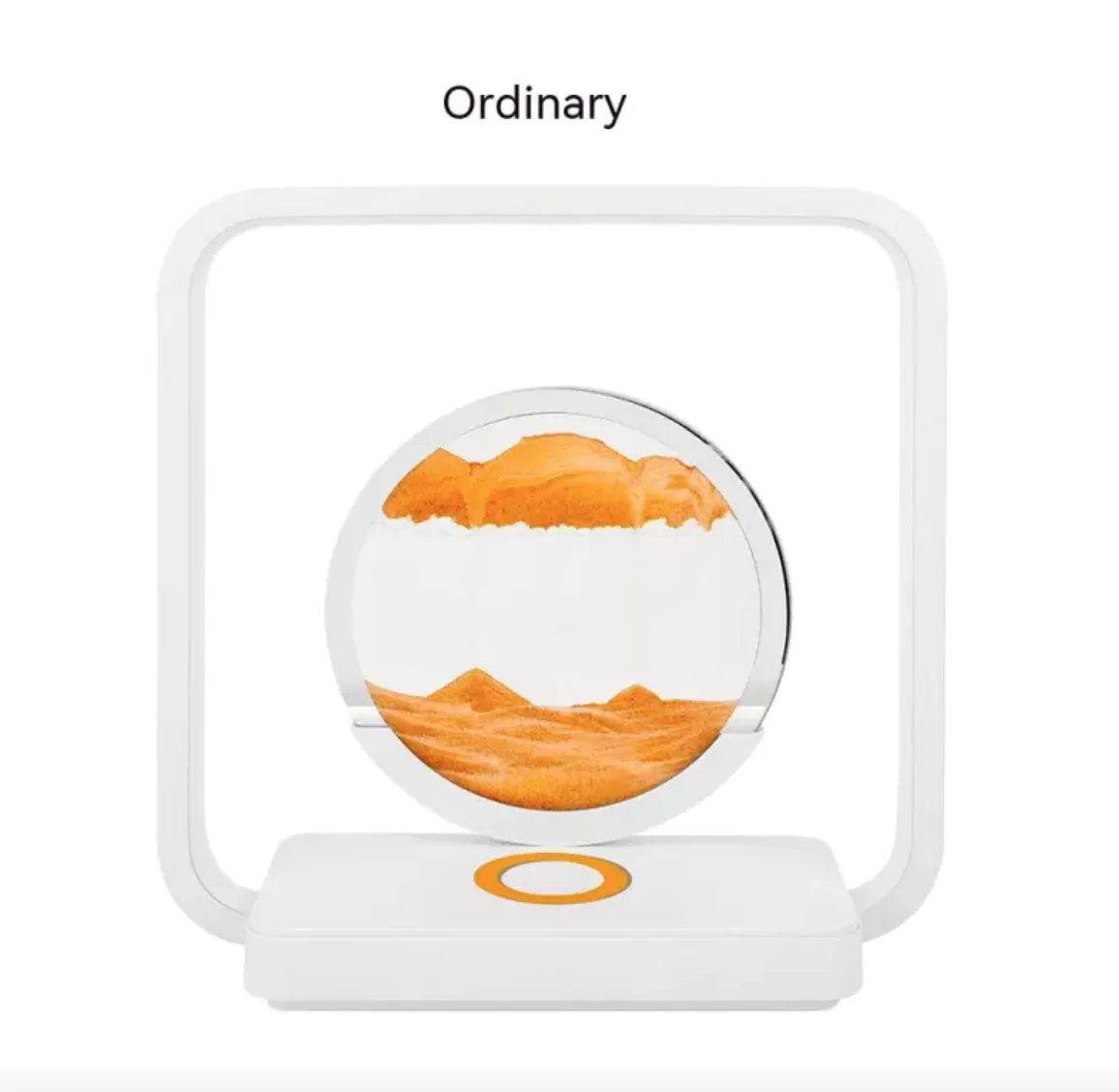 LED Quicksand Painting Night Lamp with Wireless Charger and USB - Blissful Haven Outlet