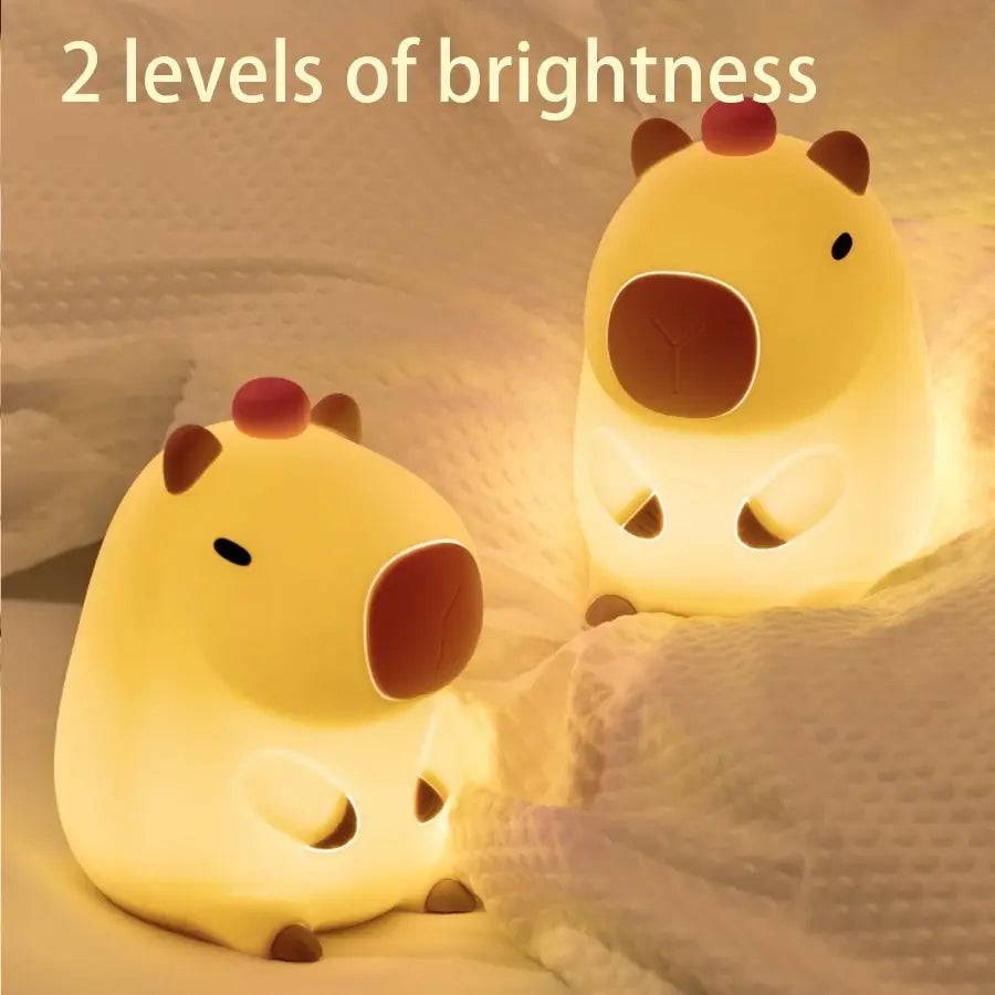 Cute Capybara Night Light - Blissful Haven Outlet