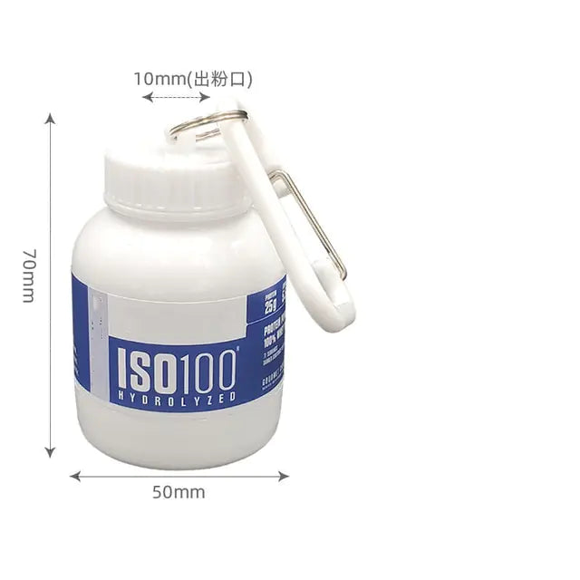 Protein Powder Container Organizer Keychain - Blissful Haven Outlet