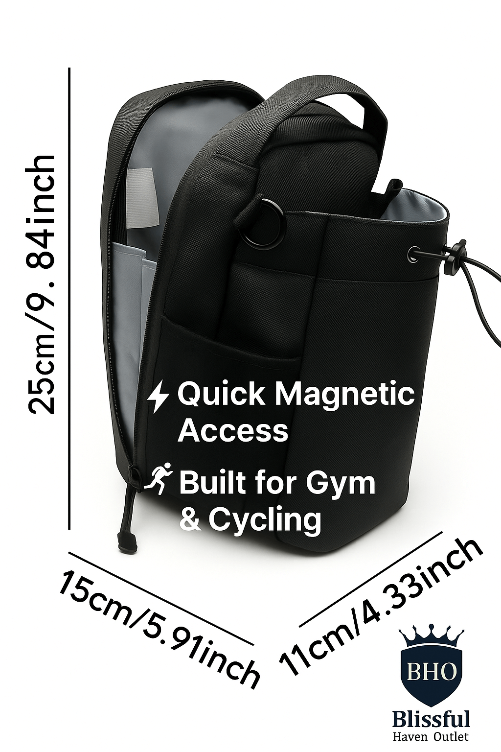 MegaFit Magnetic Gym Bag - Blissful Haven Outlet