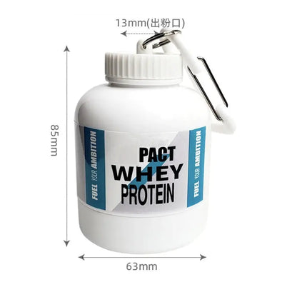 Protein Powder Container Organizer Keychain - Blissful Haven Outlet